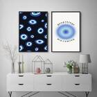 Kit 2 Quadros Good Things Coming Olho Grego 24x18cm - Com Vid