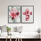 Kit 2 Quadros Gratidão E Cruz Flores 60x40cm Moldura:madeira