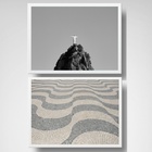 Kit 2 Quadros Horizontais Rio De Janeiro 33x24cm Moldura:made