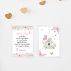 Kit 2 Quadros Infantis Menina Santo Anjo - Borboletinhas 45x3