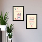 Kit 2 Quadros Lavanderia - Deixe Suas Roupas Aqui 24x18cm - C