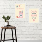 Kit 2 Quadros Lavanderia - Deixe Suas Roupas Aqui 45x34cm Mol