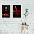 Kit 2 Quadros Maria Padilha Das Almas 33x24cm - Com Vidro Mol