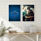 Kit 2 Quadros Marinheiros Umbanda- Salve A Marujada 24x18cm -