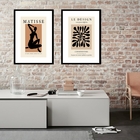 Kit 2 Quadros Modernos Matisse - 60x48cm Moldura:madeira Bran