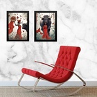 Kit 2 Quadros Orixá Iansã- Boi E Borboletas 45x34cm - Com Vid