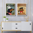 Kit 2 Quadros Para Cozinha Dachshund 45x34cm - Com Vidro Mold