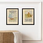 Kit 2 Quadros Pequeno Príncipe Vintage 45x34cm - Com Vidro Mo