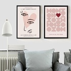 Kit 2 Quadros Picasso E Bauhaus - The Love 45x34cm - Com Vidr