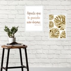 Kit 2 Quadros Salmo Aquele Que Te Guarda 33x24cm - Com Vidro