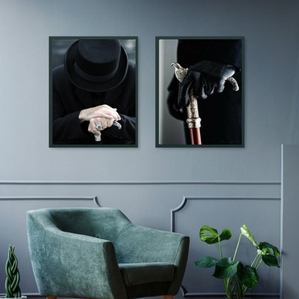 Kit 2 Quadros Tranca Rua Das Almas - Fotos 24x18cm Moldura:ma