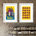 Kit 2 Quadros Yellow Submarine - 60x48cm Moldura:madeira Bran