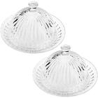 Kit 2 Queijeiras De Cristal De Chumbo Empire Lyor Porta Queij