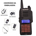 Kit 2 Radio Comunicador Walk Talk Baofeng Uv9r Longo Alcance