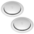 Kit 2 Ralo Click P/ Banheiro Redondo 15x15 Veda Cheiro