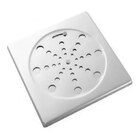 Kit 2 Ralo Grelha Inox Para Banheiro Quadrado10x10 Com Fecho