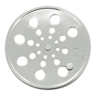 Kit 2 Ralo Grelha Inox Para Banheiro Redondo 10x10 Com Fecho