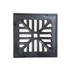 Kit 2 Ralo Grelha Quadrado C/ Porta Grelha Preto 20x20cm