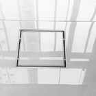 Kit 2 Ralo Oculto 15x15 Invisivel P/ Piso Porcelanato Branco