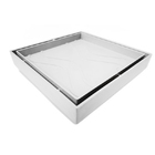 Kit 2 Ralo Oculto 15x15 Invisivel P/ Piso Porcelanato Branco
