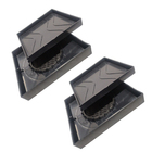 Kit 2 Ralo Oculto 15x15 Invisivel P/ Piso Porcelanato Cinza