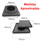 Kit 2 Ralo Oculto 15x15 Invisivel P/ Piso Porcelanato Cinza