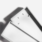 Kit 2 Ralo Oculto Linear Embutir 5x50 P/ Porcelanato Branco