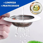 Kit 2 Ralo Ralinho Para Pia Cozinha Inox Borda 4.1/2 115mm