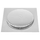 Kit 2 Ralos Click Aço Inox 10x10 Inteligente Banheiros Lavabo