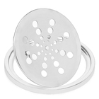 Kit 2 Ralos Grelha 10x10 Redondo Com Caixilho Fecho Sistema A