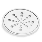 Kit 2 Ralos Grelha 10x10 Redondo Com Fecho Sistema Abre E Fec