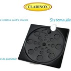 Kit 2 Ralos Grelha Black Preto 10x10 Quadrado Com Fecho Siste
