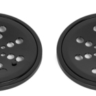 Kit 2 Ralos Grelha Black Preto 10x10 Redondo Com Fecho Sistem