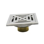 Kit 2 Ralos Inteligente Aço Inox Anti Odor Insetos 10x10 Banh