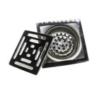 Kit 2 Ralos Inteligente Aço Inox Anti Odor Insetos 10x10 Banh