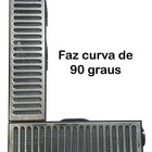 Kit 2 Ralos Linear 14x50cm Anti Insetos Com Grelha Inox Polid