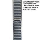 Kit 2 Ralos Linear 14x50cm Anti Insetos Com Grelha Inox Polid