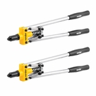 Kit 2 Rebitadores Alavanca Rebites de Repuxo Até 4,8mm Uso In