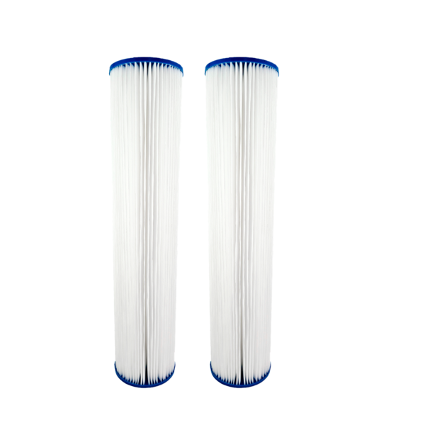Kit 2 Refil Filtro Agua 20" Plissado Lavável Reutilizável Bra