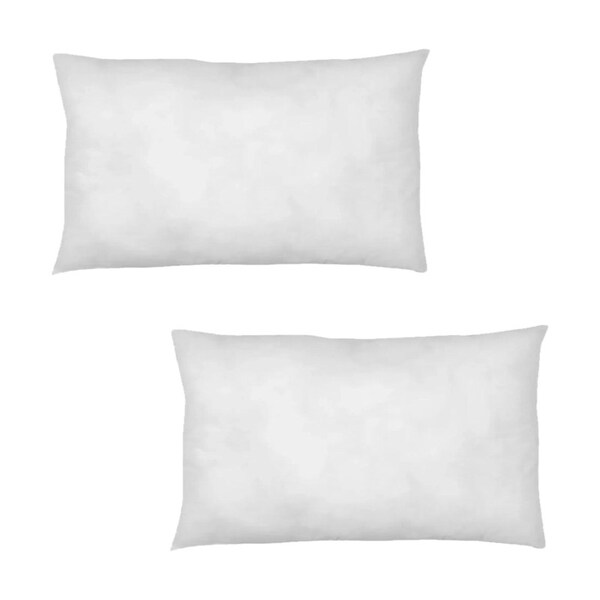 Kit 2 Refis Enchimento Para Almofada Em Fibra Siliconada 60x4