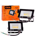 Kit 2 Refletor Led Foxlux 30w 3000k Bivolt Preto