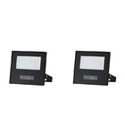 Kit 2 Refletores Tr Led Slim 20w Taschibra Preto