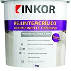 Kit 2 Rejuntes Acrilico Flexivel Premium 1kg Inkor Grafite