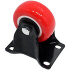 Kit 2 Rodas Rodinhas Rodizio Reforçado Anti Risco De 75x32mm