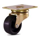 Kit 2 Rodízio Série 1.5/8" 41mm Freezer Placa Nylon 125kg - C