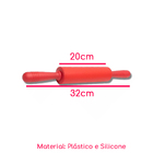 Kit 2 Rolos De Massa Pastel Macarrão Silicone Antiaderente