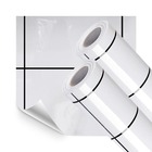 Kit 2 Rolos Papel Parede Adesivo Azulejo Metro Branco 10m