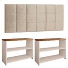 Kit 2 Sapateira Recamier 9 Pares Calçados Off White/freijó Ca