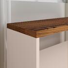 Kit 2 Sapateira Recamier 9 Pares Calçados Off White/freijó Ca