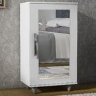 Kit 2 Sapateiras Com Espelho Madri 1 Porta - Lumil Móveis - B